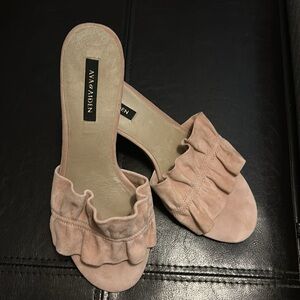 Ava& Aiden Suede Sandals